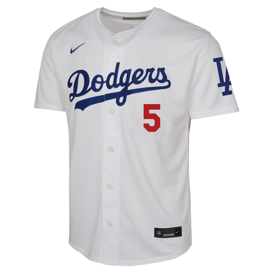 Youth Los Angeles Dodgers Freddie Freeman White Home Limited Player Jersey