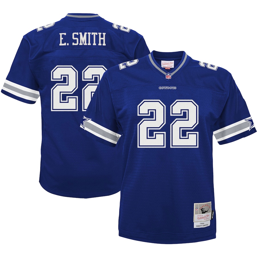 Preschool Dallas Cowboys Emmitt Smith Navy 1996 Retired Player Legacy Jersey