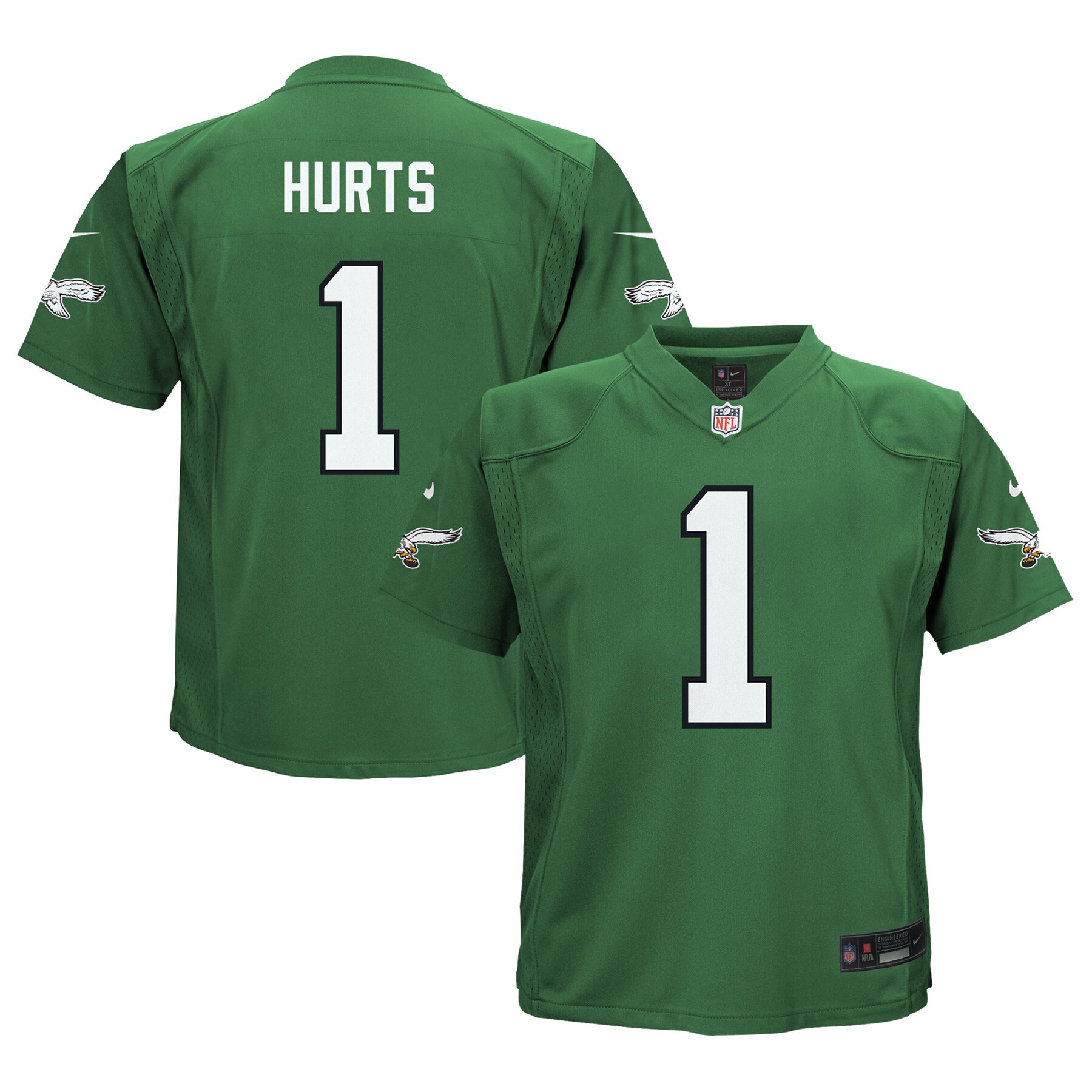 Jalen Hurts Philadelphia Eagles Infant Alternate Game Jersey - Kelly Green