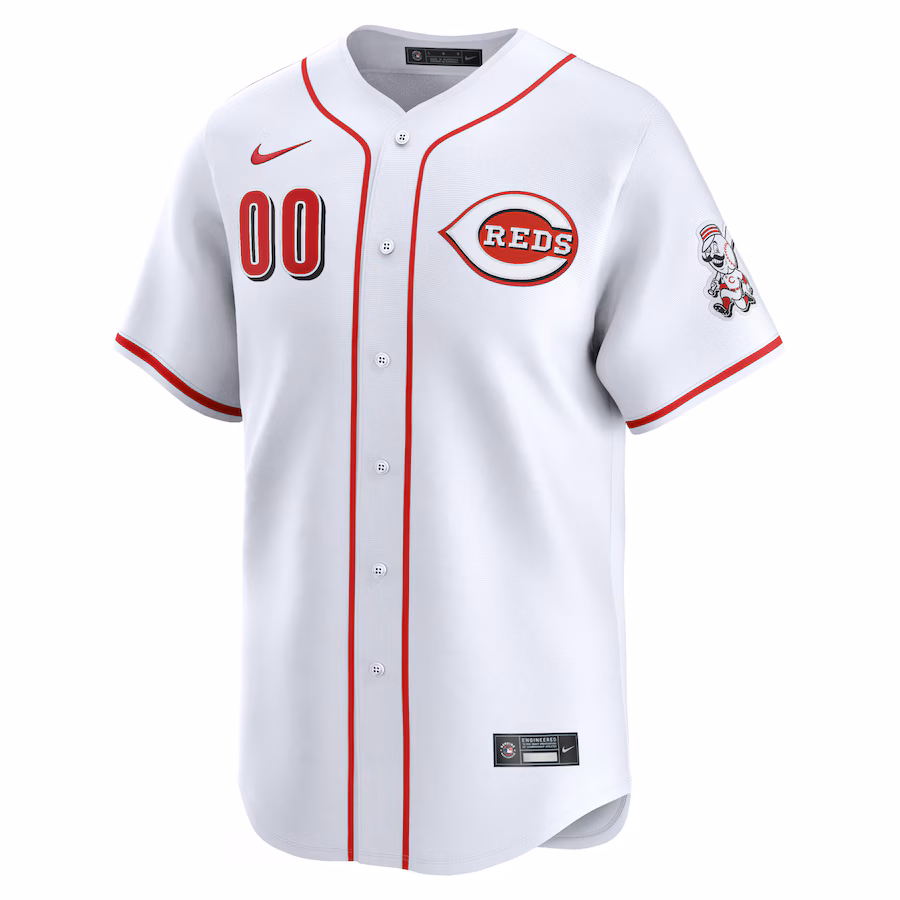Youth Cincinnati Reds Nike White Home Limited Pick-A-Player Retired Roster Jersey