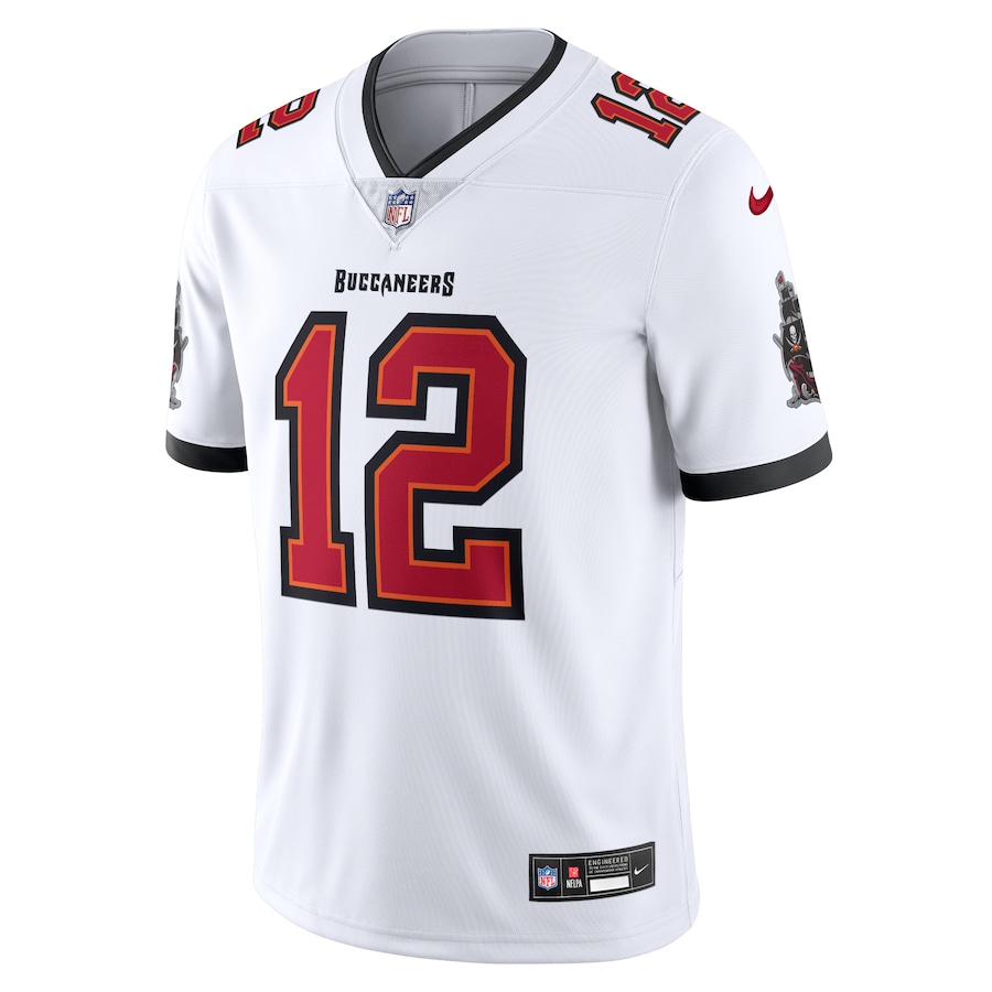 Mens Tampa Bay Buccaneers Tom Brady White Vapor Untouchable Limited Jersey