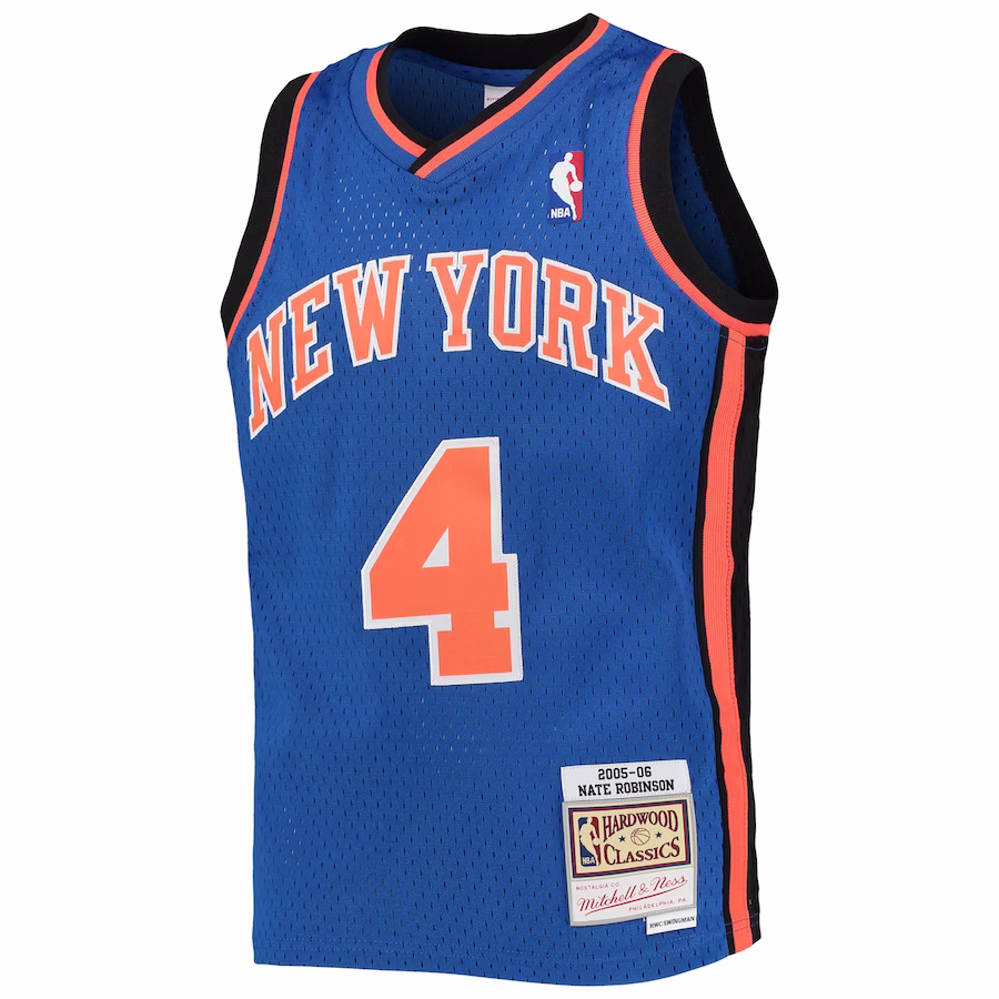 Youth New York Knicks Nate Robinson Mitchell & Ness Blue 2005/06 Hardwood Classics Swingman Jersey