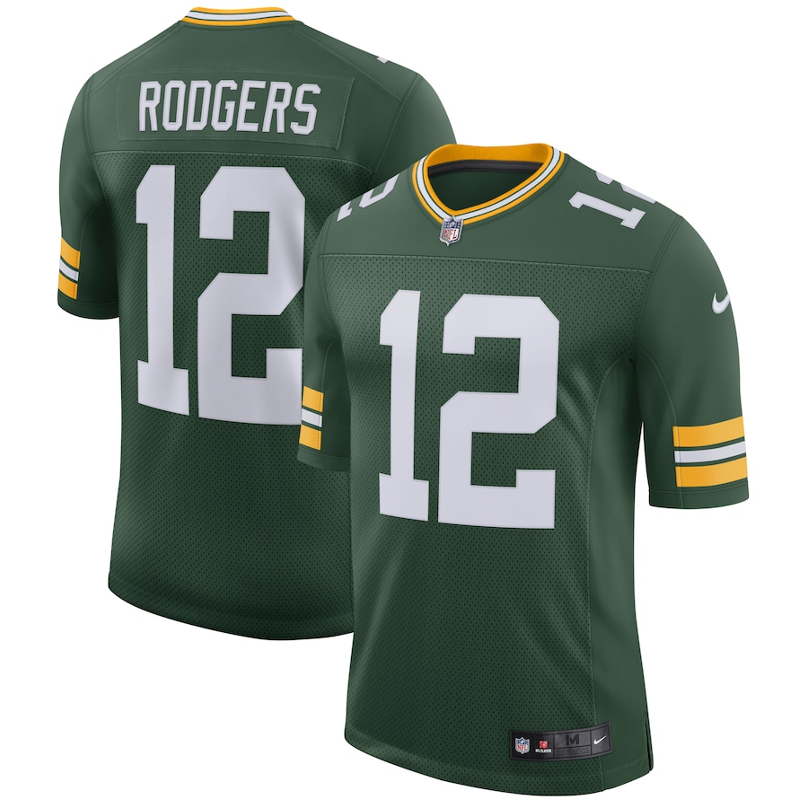 Mens Green Bay Packers Aaron Rodgers Green Classic Limited Player Jersey
