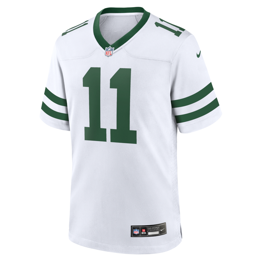 Mens New York Jets Jermaine Johnson II Spotlight White Alternate Game Jersey