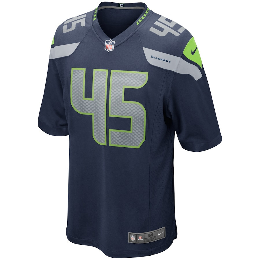 Kenny Easley 45 Seattle Seahawks Men Game Retired Jersey - College Navy