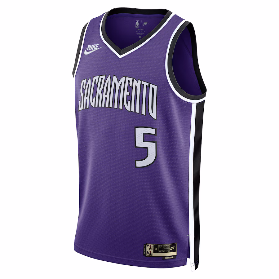De'Aaron Fox Sacramento Kings Nike Unisex 2024/25 Swingman Jersey - Purple - Classic Edition