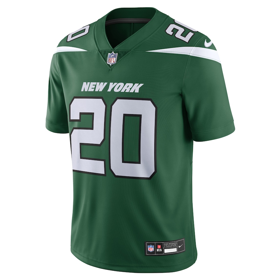 Mens New York Jets Breece Hall Gotham Green Vapor Untouchable Limited Jersey