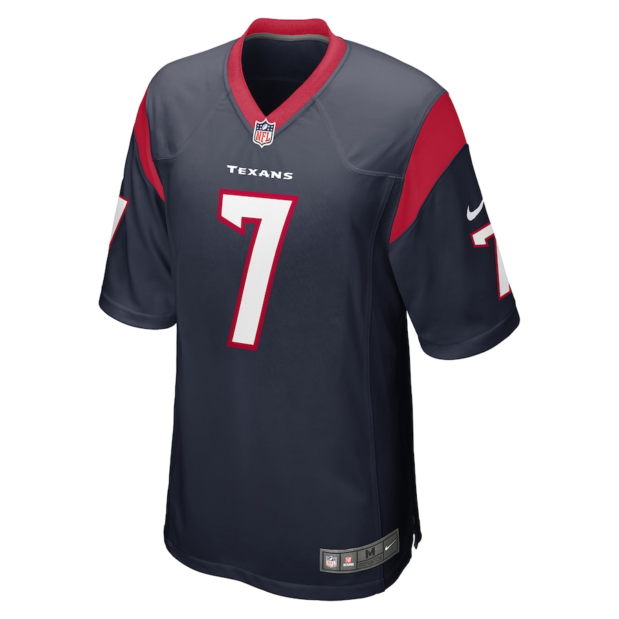 Mens Houston Texans C.J. Stroud Navy 2023 Draft First Round Pick Game Jersey