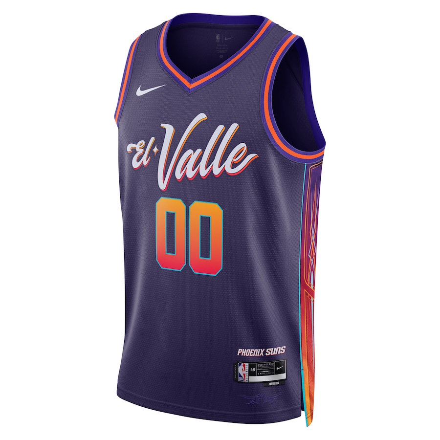 Unisex Phoenix Suns Nike Purple 2023/24 Custom Swingman Jersey - City Edition