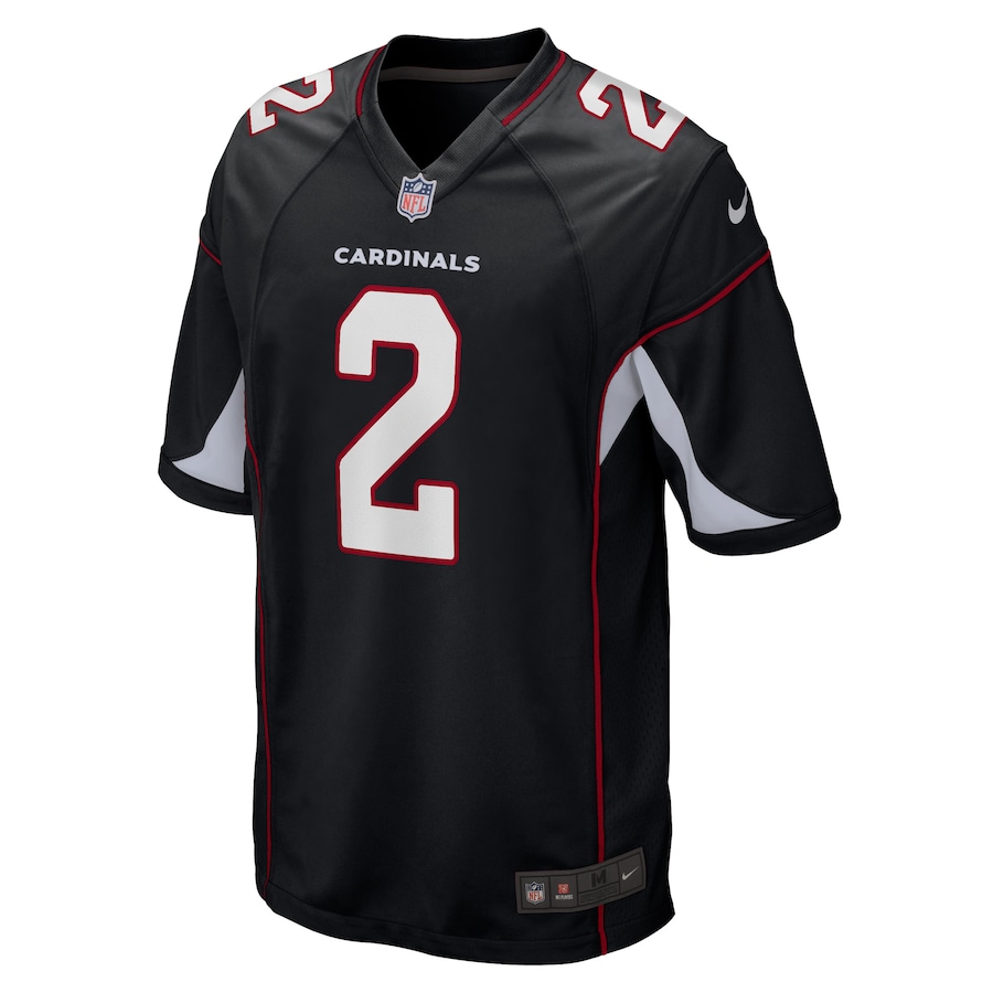 Mens Arizona Cardinals Marquise Brown Black Alternate Game Player Jersey