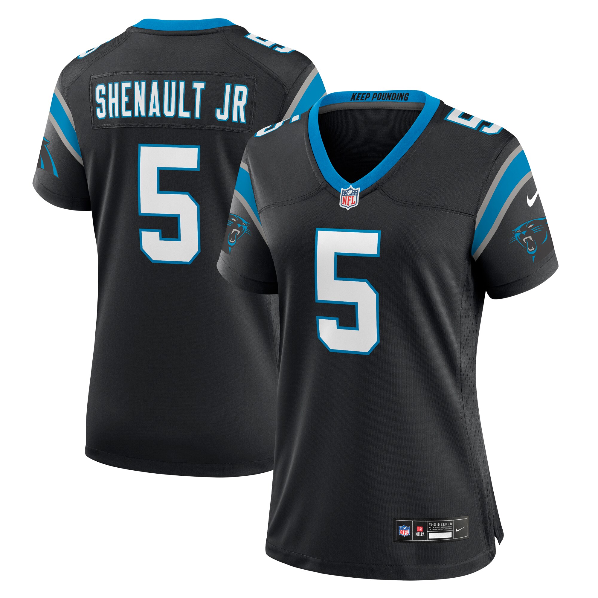 Laviska Shenault Jr. Carolina Panthers Women's Team Game Jersey - Black