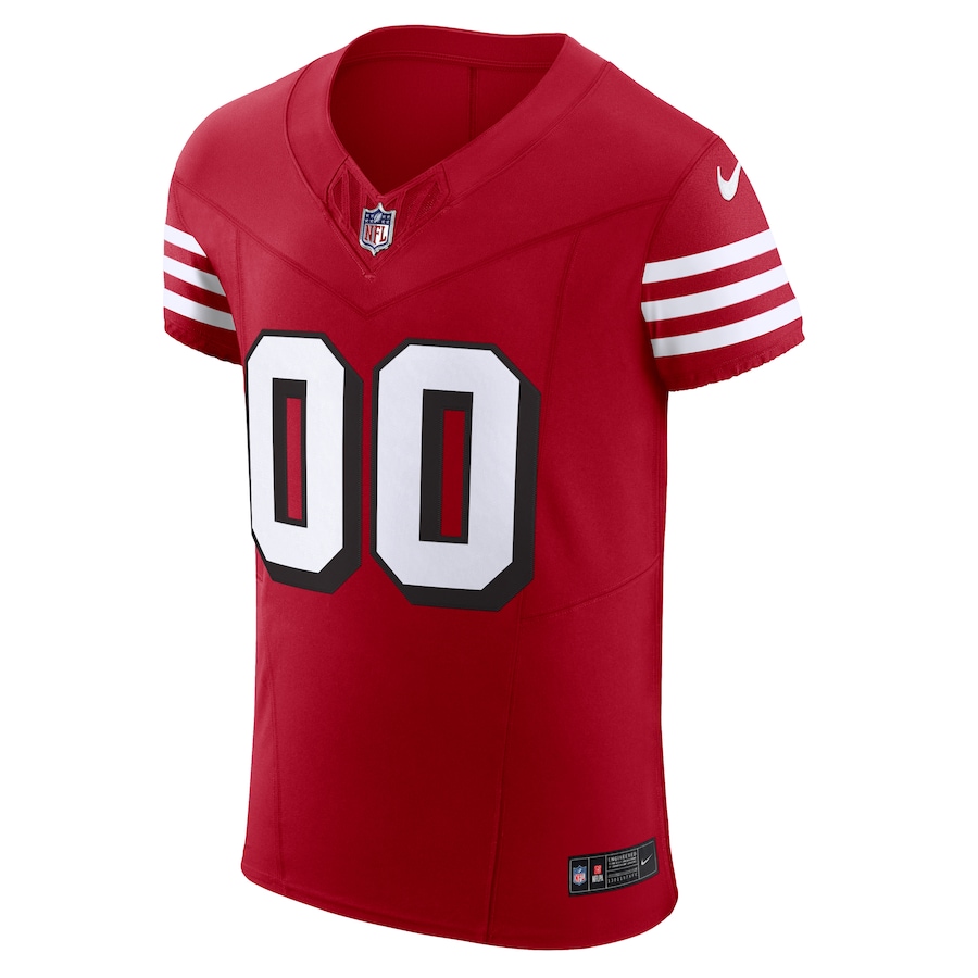 Mens San Francisco 49ers Scarlet Alternate Vapor F.U.S.E. Elite Custom Jersey