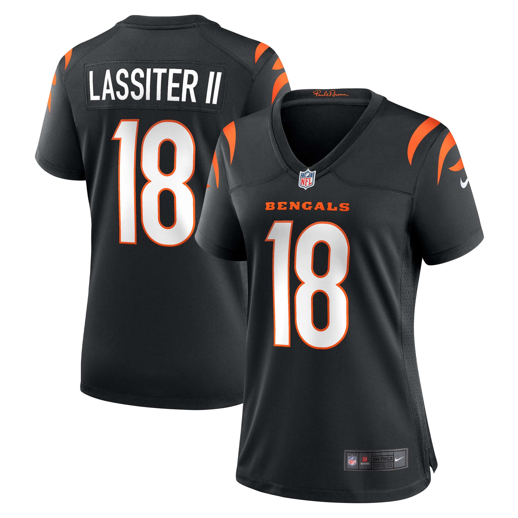 Kwamie Lassiter II Cincinnati Bengals Women's Game Player Jersey - Black