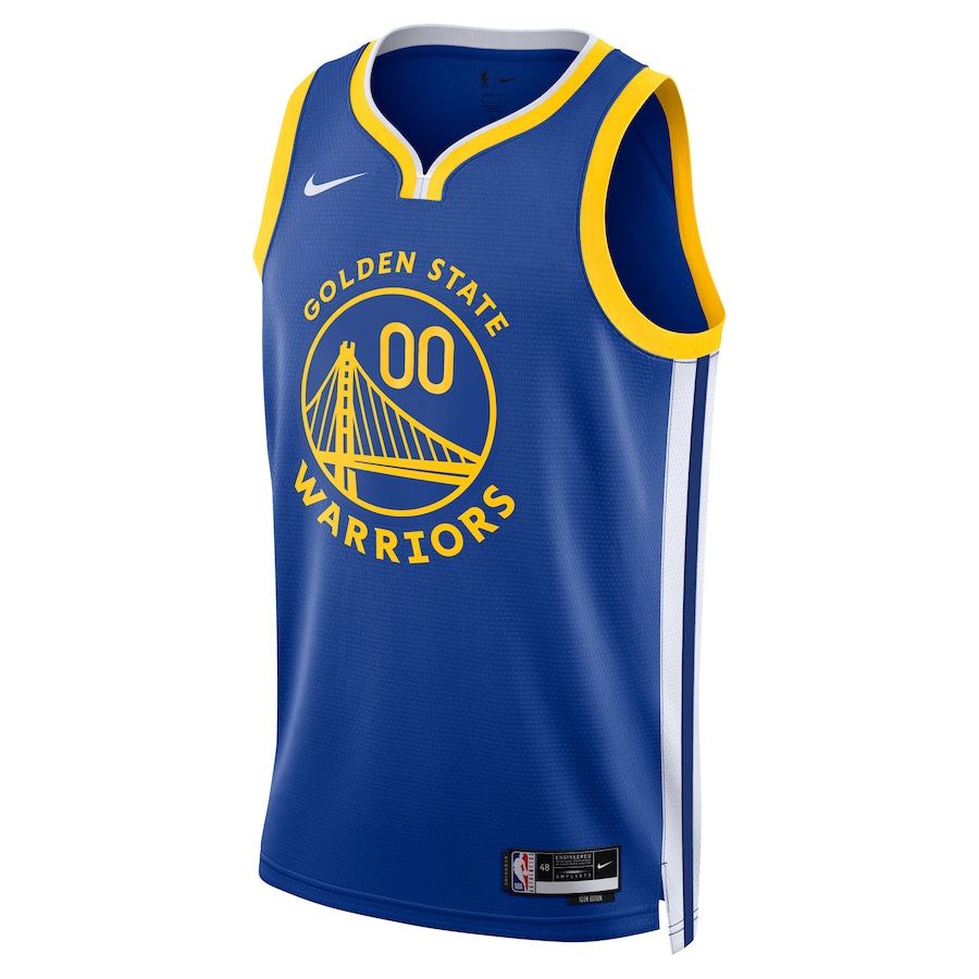 Unisex Golden State Warriors Jonathan Kuminga Royal Badge Player Jersey