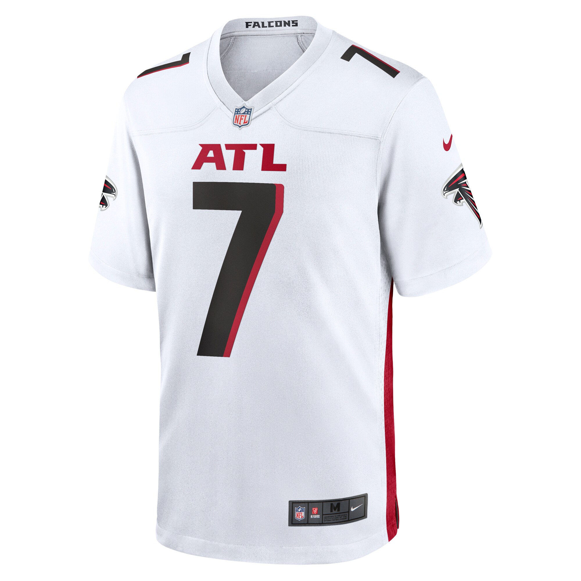 Bijan Robinson Atlanta Falcons 2023 NFL Draft First Round Pick Game Jersey - White