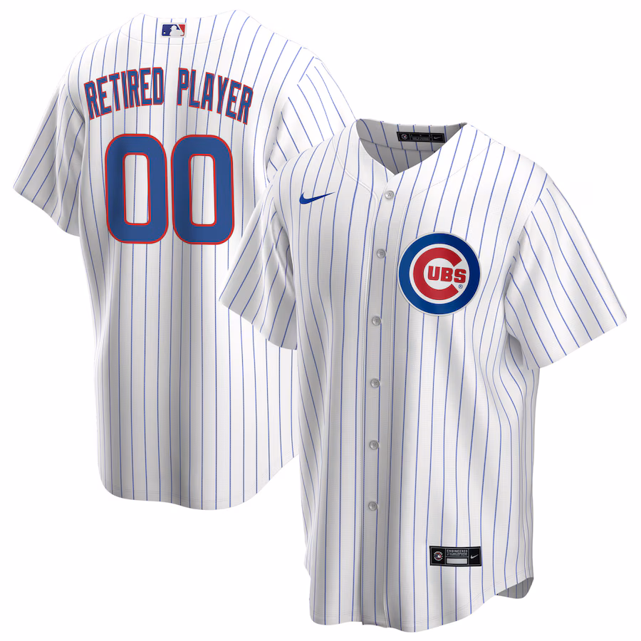 Youth Chicago Cubs Nike White Home Pick-A-Player Retired Roster Replica Jersey