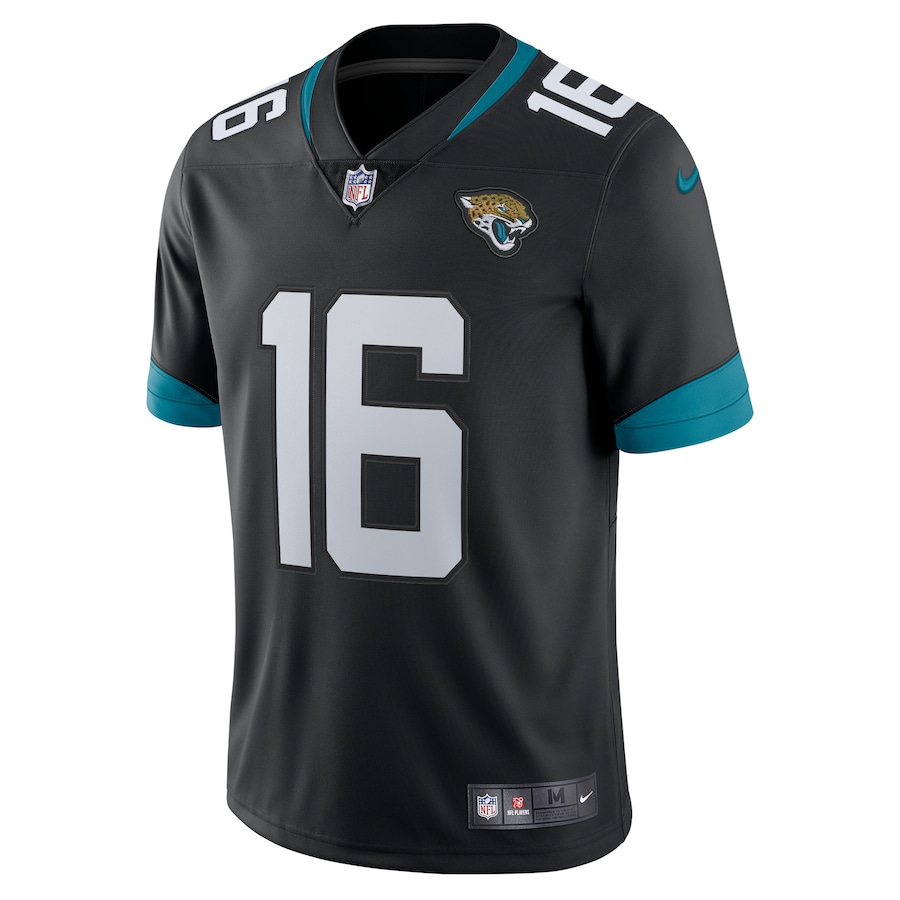 Mens Jacksonville Jaguars Trevor Lawrence Black Alternate Vapor Limited Jersey