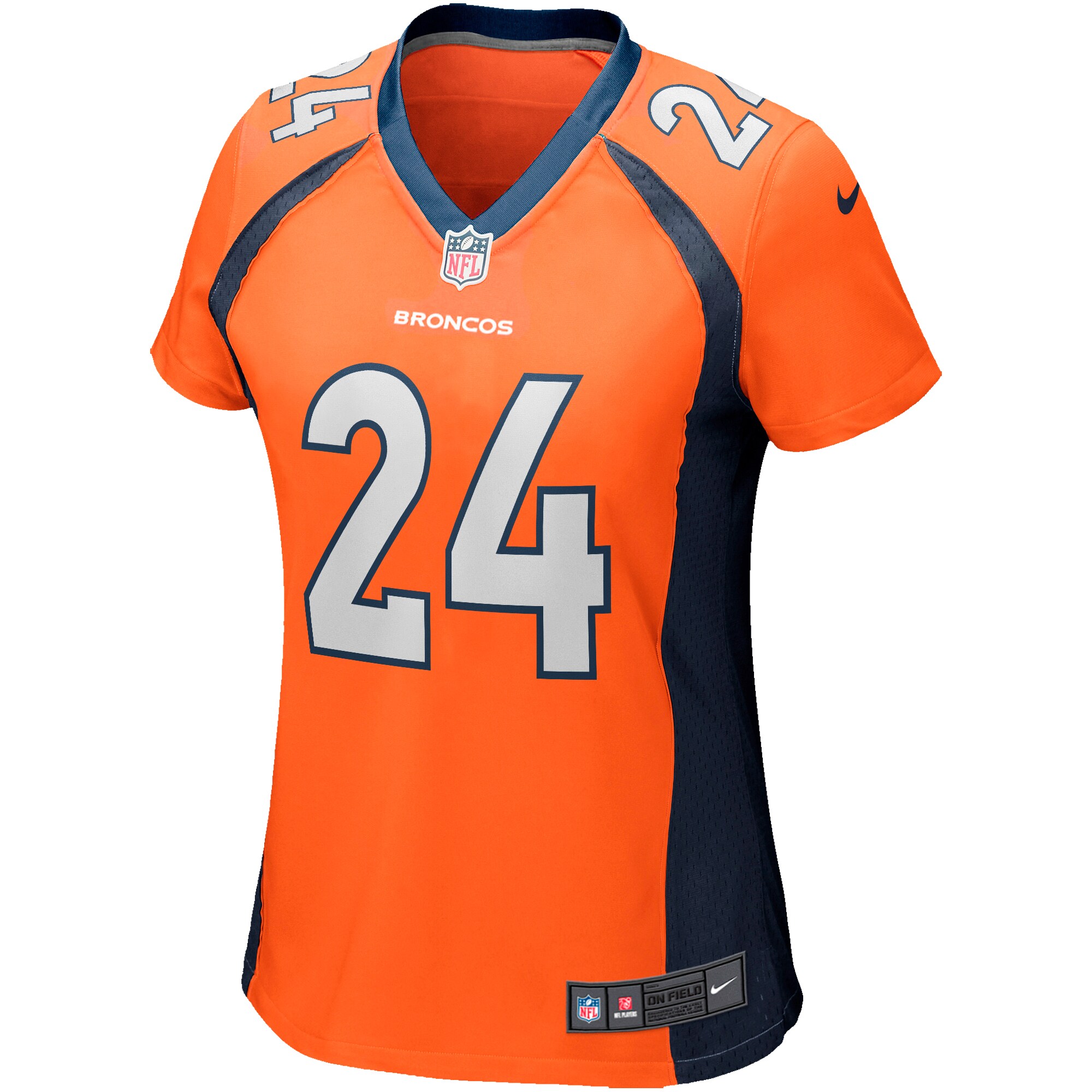 Champ Bailey Denver Broncos Women's Game Retired Player Jersey - Orange