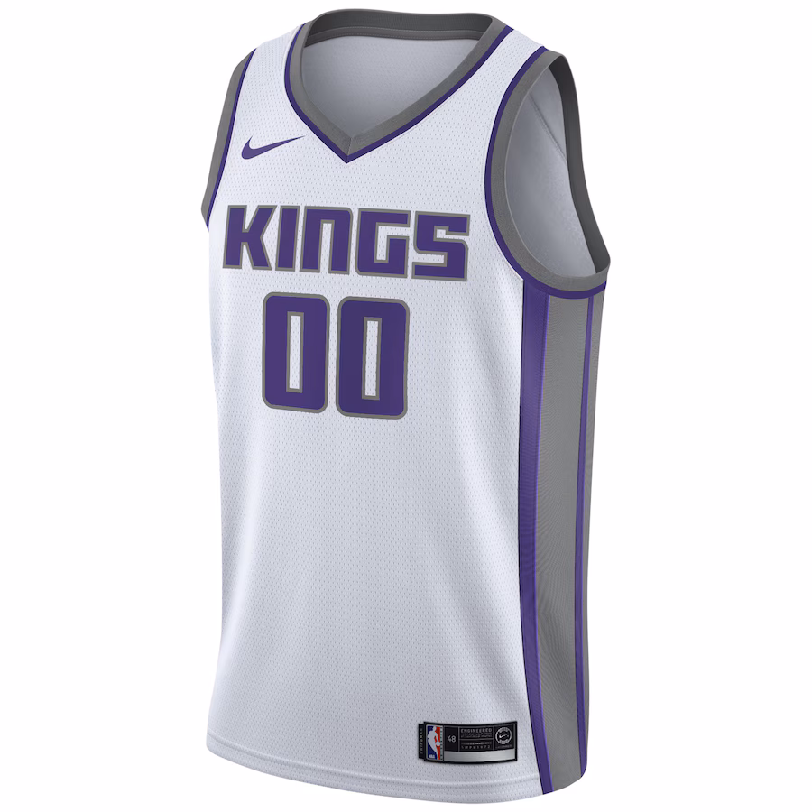 Men's Sacramento Kings Nike White 2020/21 Swingman Custom Jersey - Association Edition