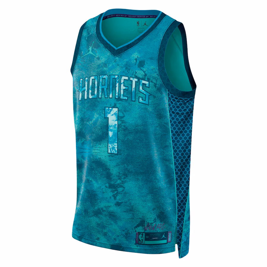 Unisex Charlotte Hornets LaMelo Ball Jordan Brand Teal Select Series Swingman Jersey