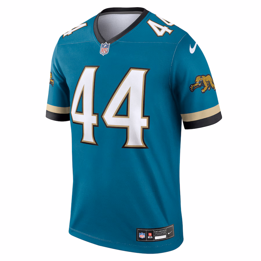 Travon Walker Jacksonville Jaguars Nike Alternate Legend Player Performance Top - Teal