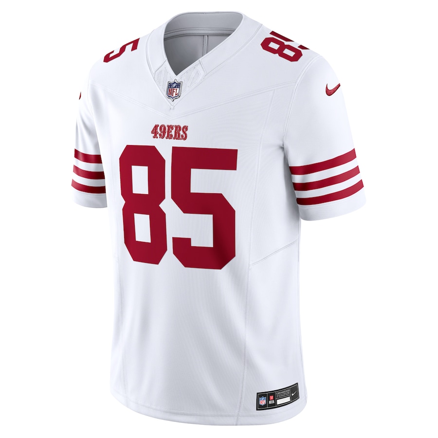 Mens San Francisco 49ers George Kittle White Vapor F.U.S.E. Limited Jersey