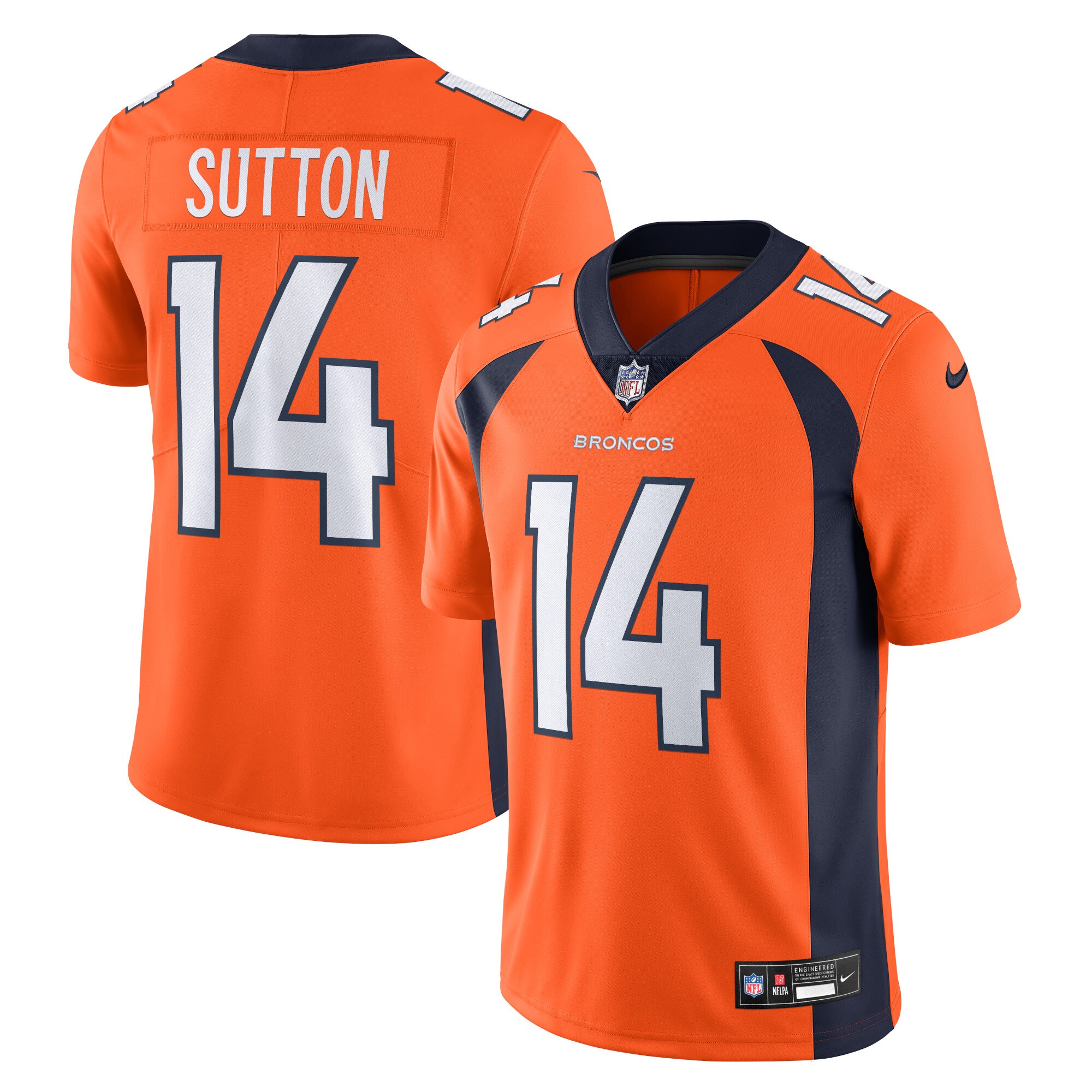 Courtland Sutton Denver Broncos Vapor Untouchable Limited Jersey - Orange