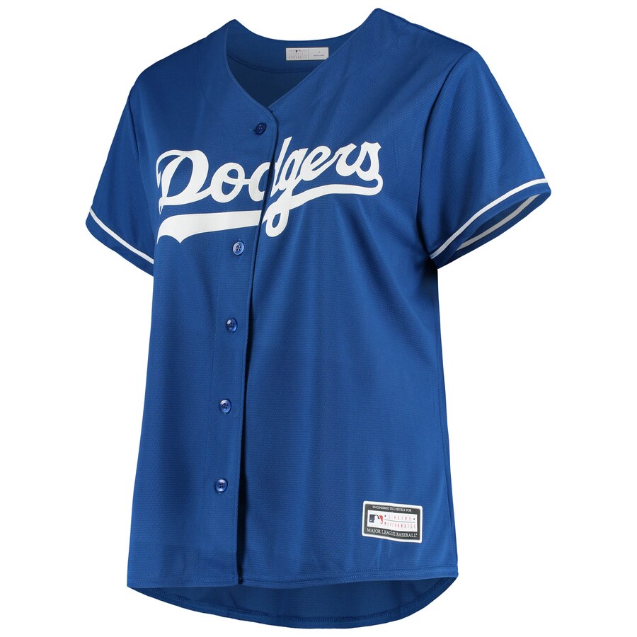 Youth Los Angeles Dodgers Royal Plus Size Sanitized Replica Team Jersey