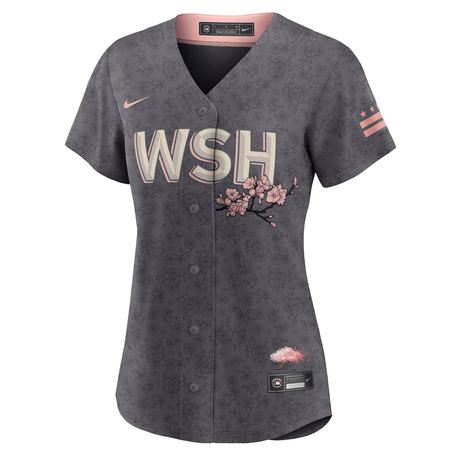Women's Washington Nationals Stephen Strasburg Gray City Connect Replica Player Jersey
