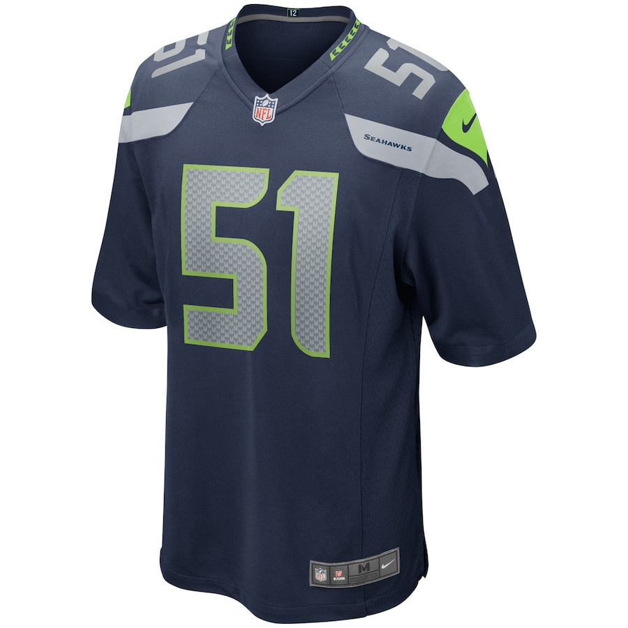 Lofa Tatupu 51 Seattle Seahawks Men Game Retired Jersey - College Navy