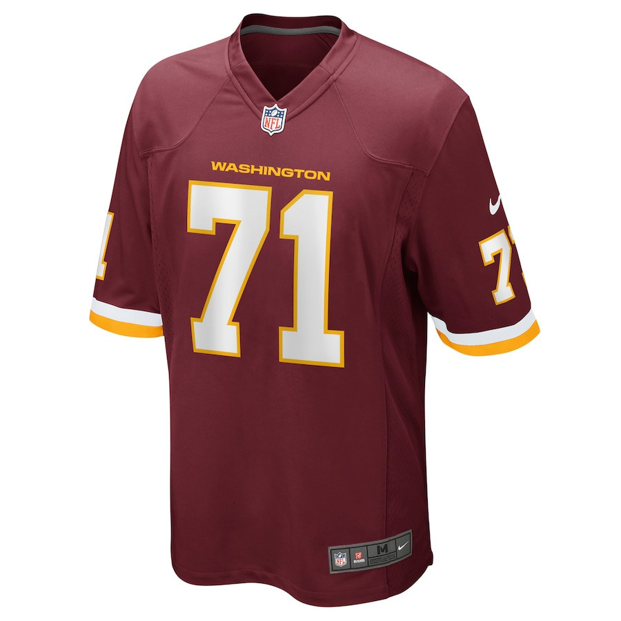 Wes Schweitzer 71 Washington Commanders Football Team Men Game Jersey - Burgundy