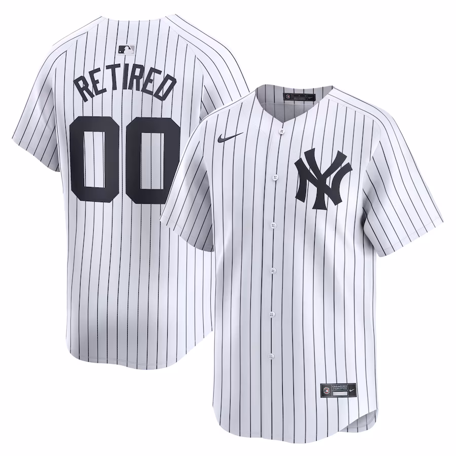 Youth New York Yankees Nike White Home Limited Pick-A-Player Retired Roster Jersey