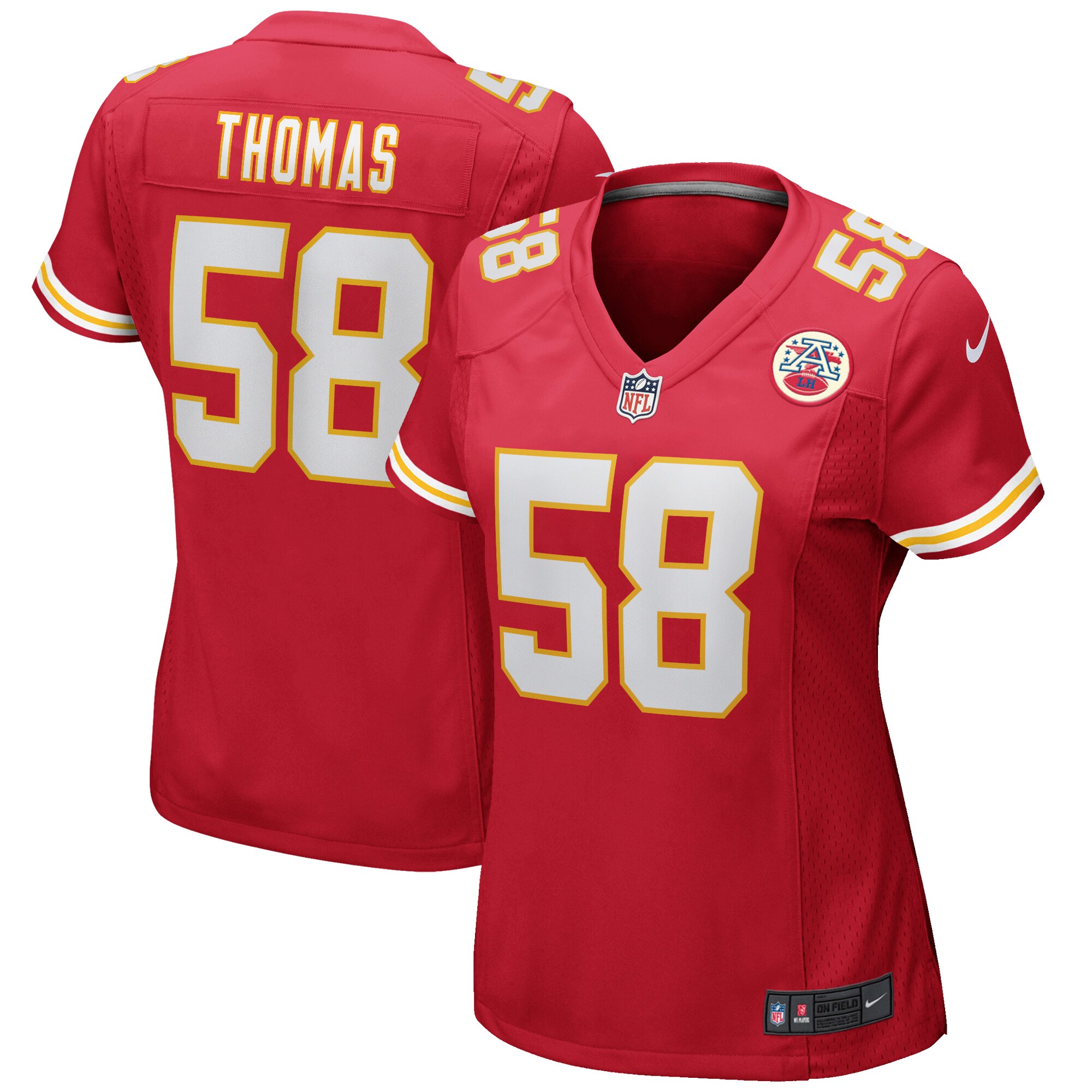 Derrick Thomas Kansas City Chiefs Women's Game Retired Player Jersey - Red