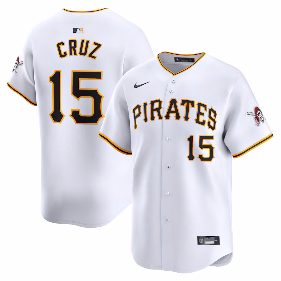 Youth Pittsburgh Pirates Oneil Cruz Nike White Home Limited Player Jersey