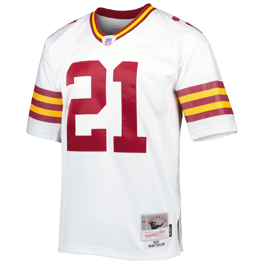 Mens Washington Football Team Sean Taylor White Legacy Replica Jersey
