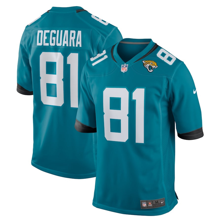 Josiah Deguara 81 Jacksonville Jaguars Alternate Game Men Jersey - Teal