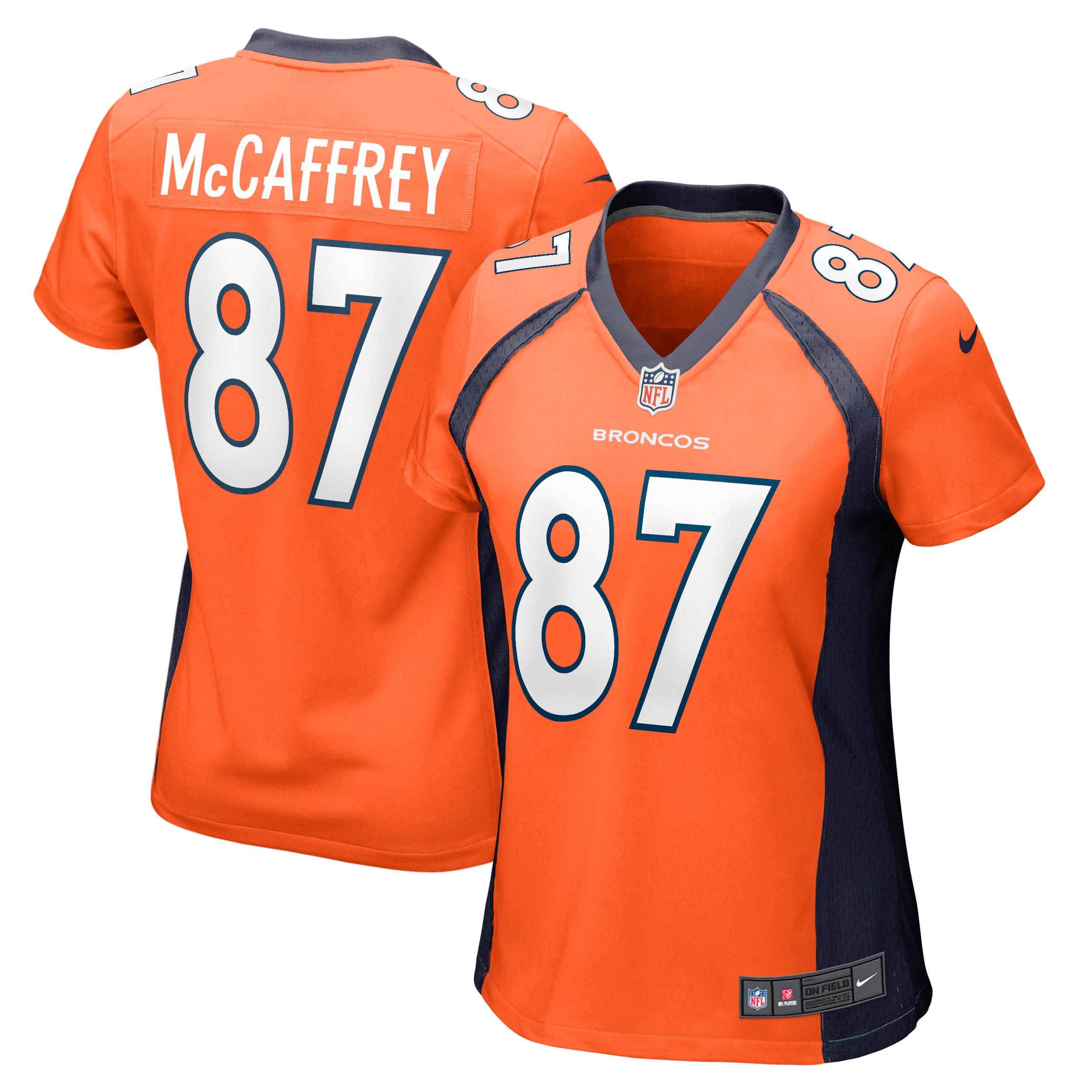 Ed McCaffrey Denver Broncos Women's Game Retired Player Jersey - Orange