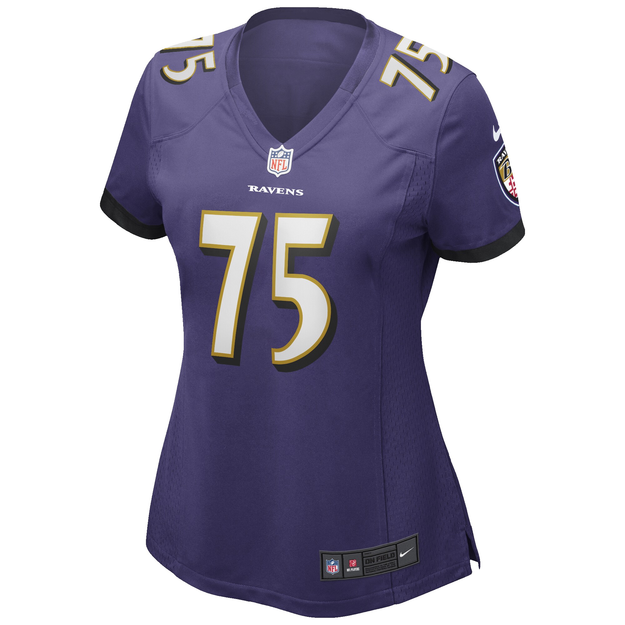 Jonathan Ogden Baltimore Ravens Women's Game Retired Player Jersey - Purple