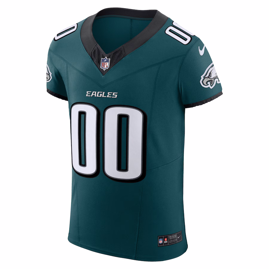 Philadelphia Eagles Nike Team Vapor F.U.S.E. Elite Custom Jersey - Midnight Green