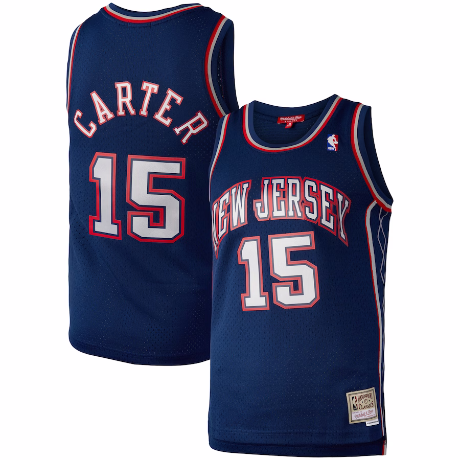 Women's New Jersey Nets Vince Carter Mitchell & Ness Navy Hardwood Classics 2006 Swingman Jersey