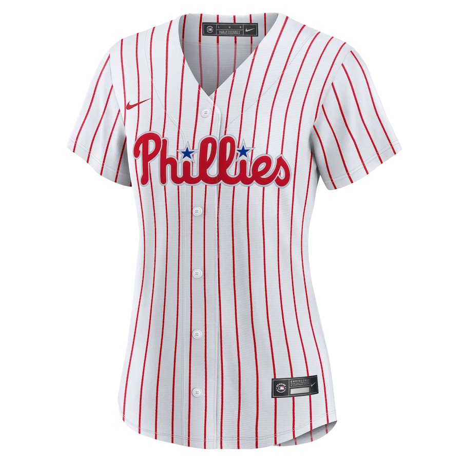 Women's Philadelphia Phillies Bryce Harper White Home Replica Player Jersey