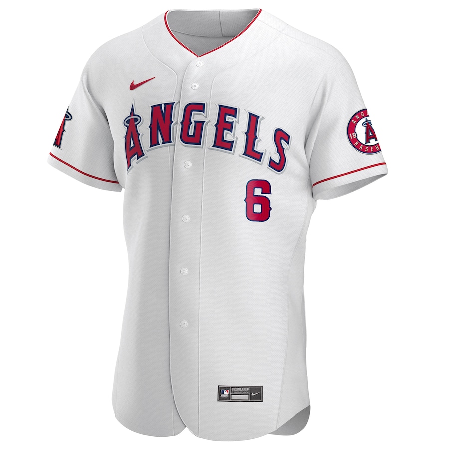 Men's Los Angeles Angels Anthony Rendon White Authentic Player Jersey