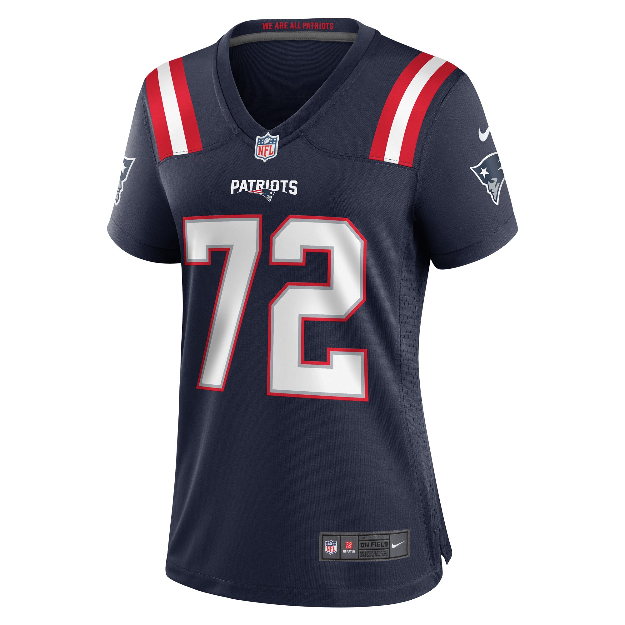 Jeremiah Pharms Jr. New England Patriots Women's Game Player Jersey - Navy