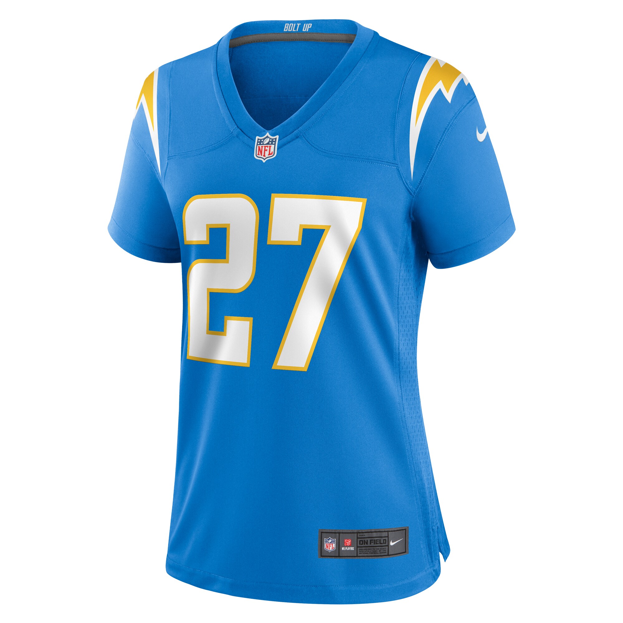 J.K. Dobbins Los Angeles Chargers Women's Team Game Jersey - Powder Blue