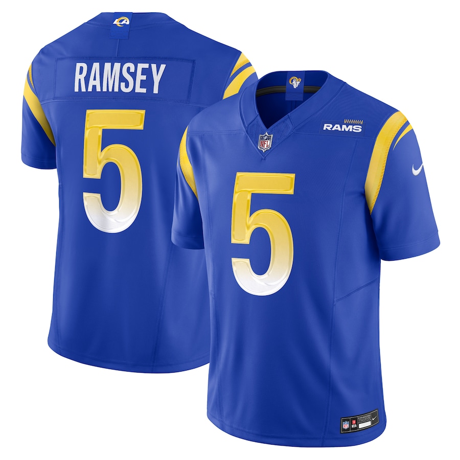 Mens Los Angeles Rams Jalen Ramsey Royal Vapor F.U.S.E. Limited Jersey