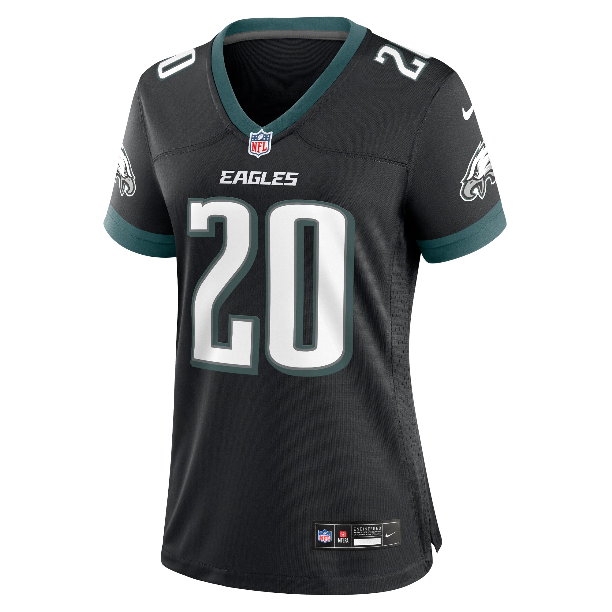 Brian Dawkins Philadelphia Eagles Women's Alternate Game Jersey - Black