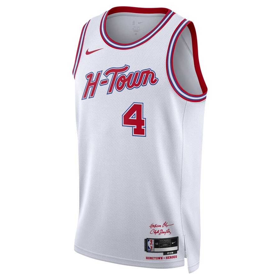 Unisex Houston Rockets Jalen Green Nike White 2023/24 Swingman Jersey - City Edition