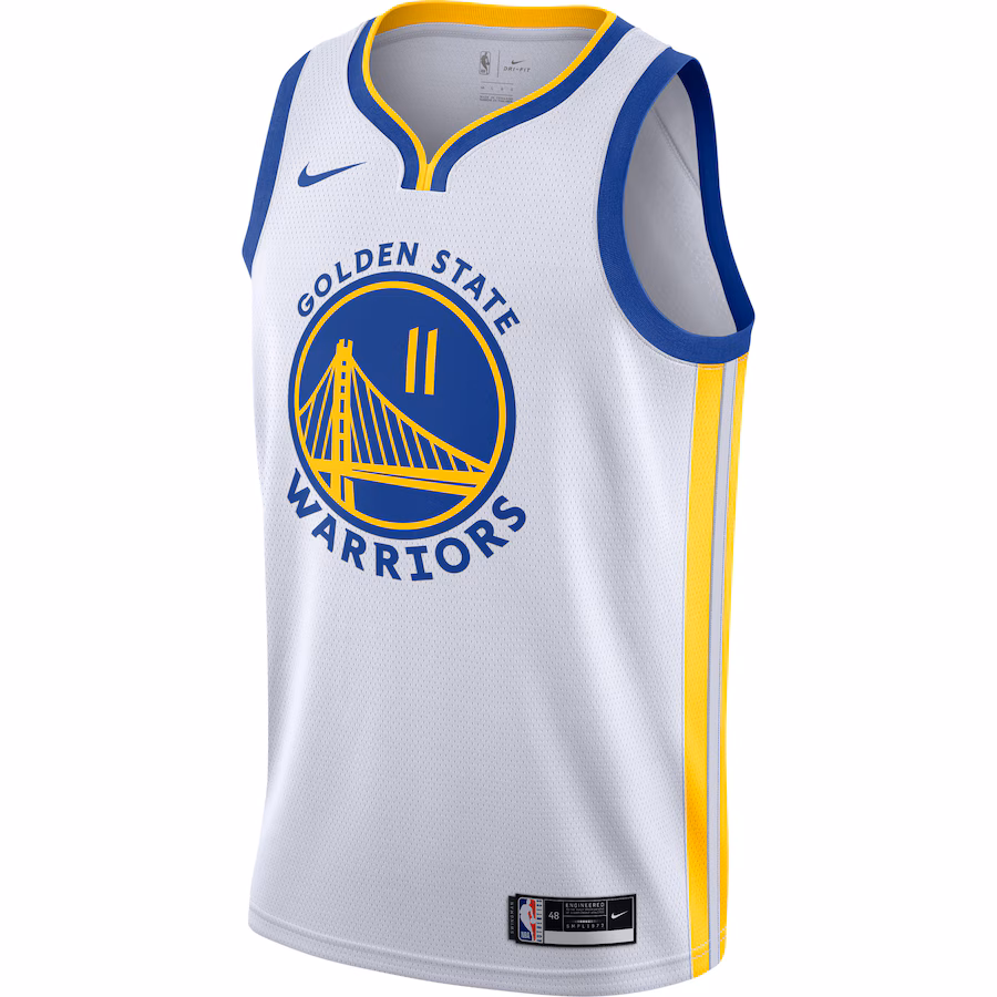 Men's Golden State Warriors Klay Thompson Nike White Swingman Jersey - Association Edition