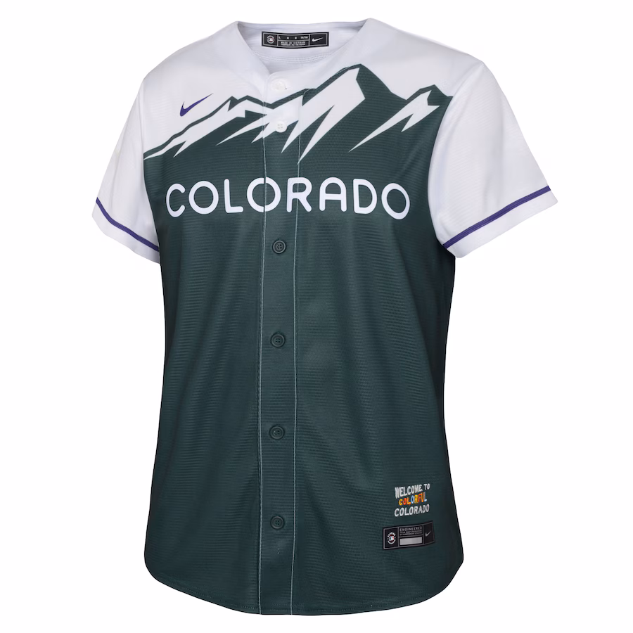 Women's Colorado Rockies Kris Bryant Nike Green City Connect Replica Player Jersey