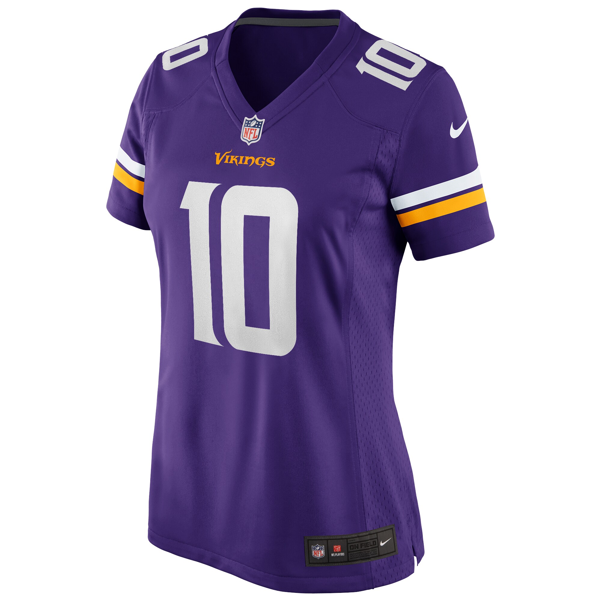 Fran Tarkenton Minnesota Vikings Women's Game Retired Player Jersey - Purple